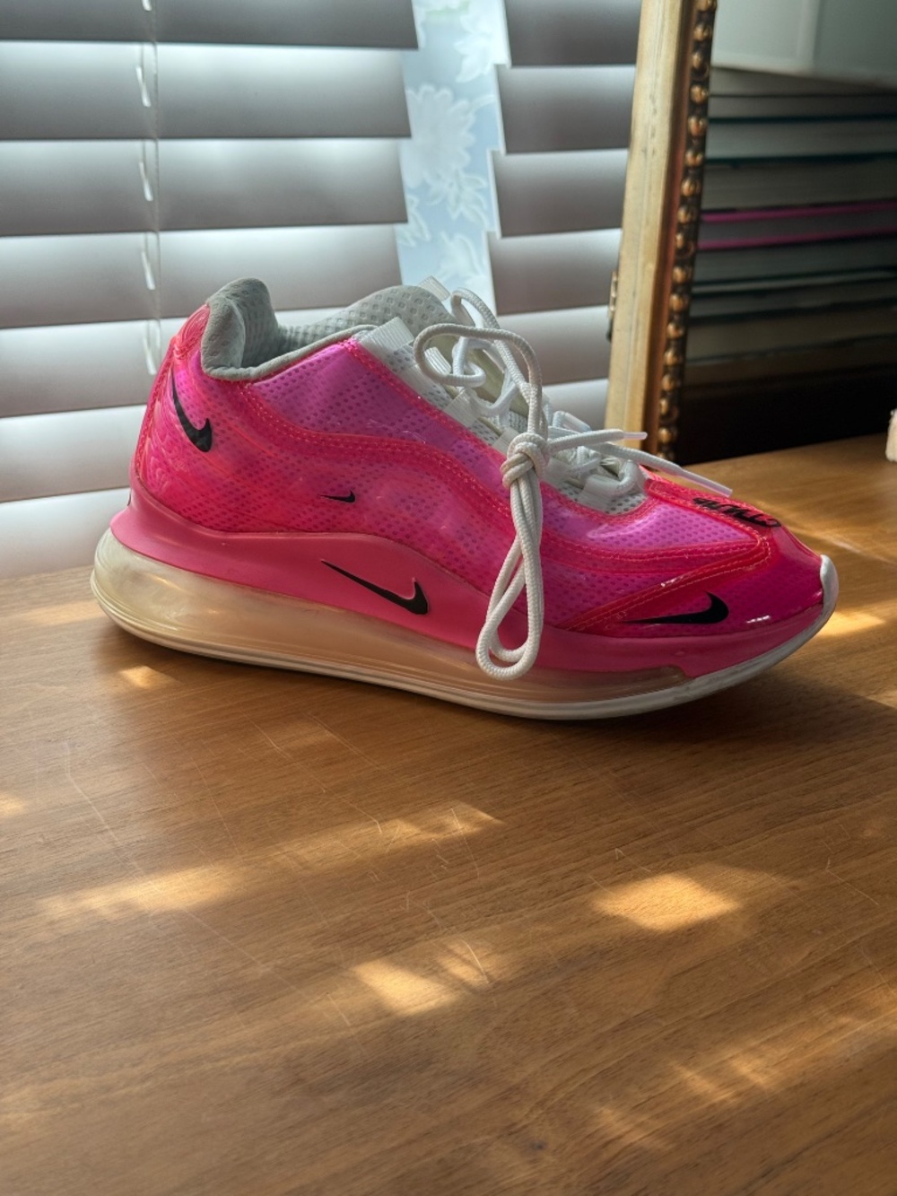 RARE Nike x Heron Preston Collab Air Max 720 Hyper Pink CK9761-997 Men’s 8.5 - Picture 11 of 16